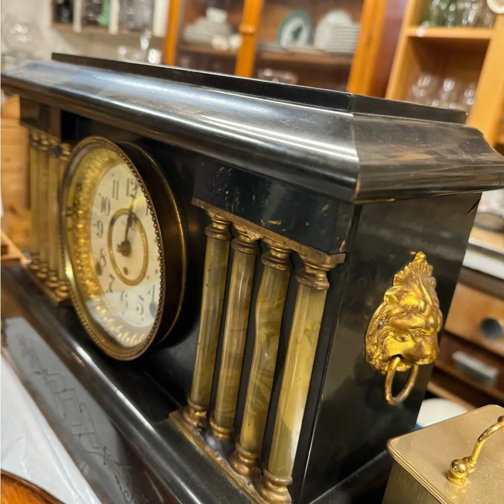 Antique Seth Thomas Adamantine Mantel Clock